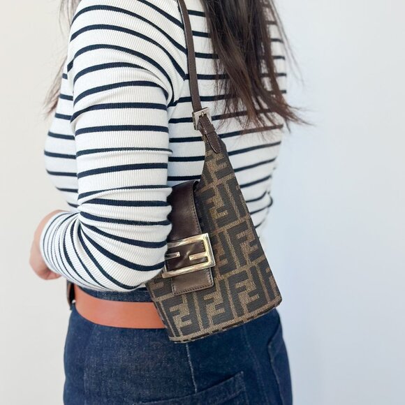 Fendi Mini Zucca Canvas Bag - Picture 14 of 14